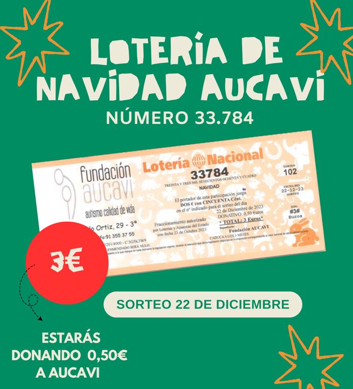 Lotería de Navidad Aucavi 1